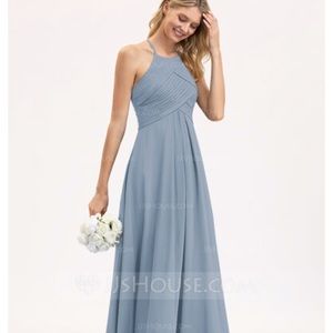 Dusty Blue JJSHOUSE Bridesmaid Dress